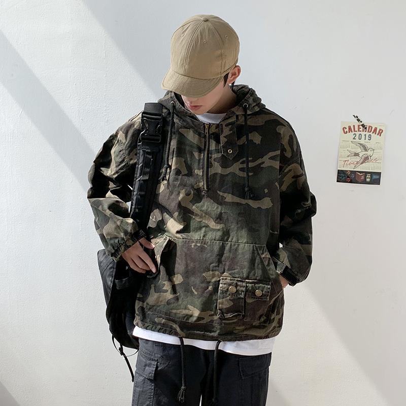 Trendy Camouflage Tooling Jacket Stylish Handsome Design