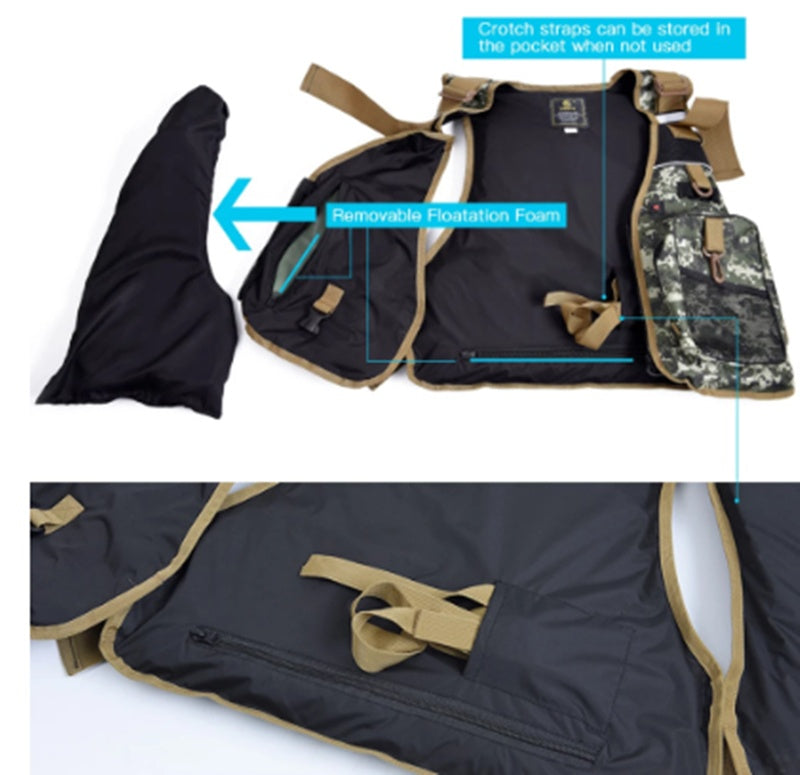 Vest Life Jacket Lure Multifunctional Fishing Supplies