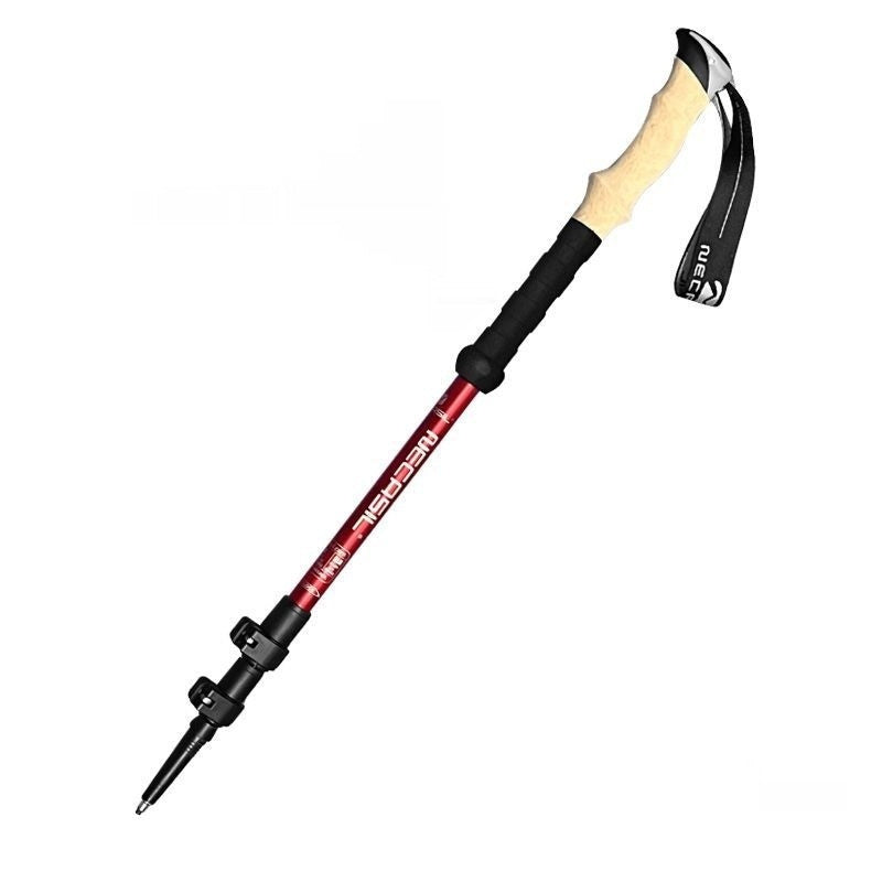 Telescopic 3-Section Hiking Trekking Poles Unisex Outdoor Sticks