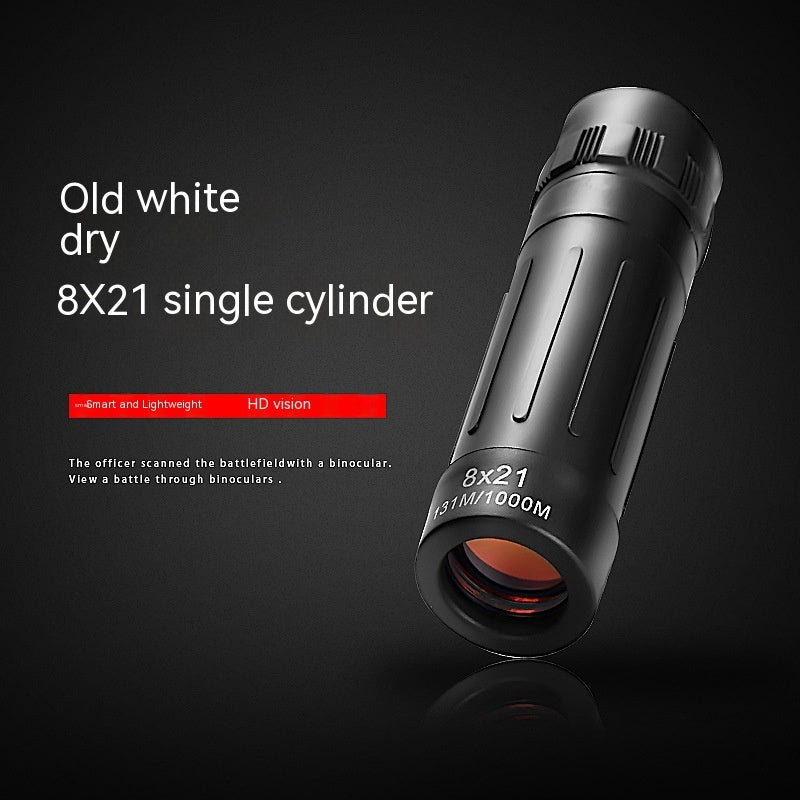 8x21 Monocular Telescope Red Film Mini