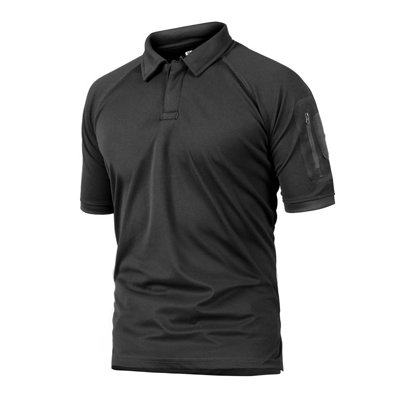 Tactical Camouflage Lapel T-shirt Outdoor