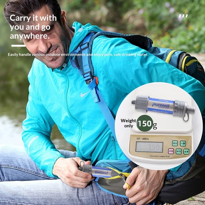 Portable Survival Straw Water Purification Filter