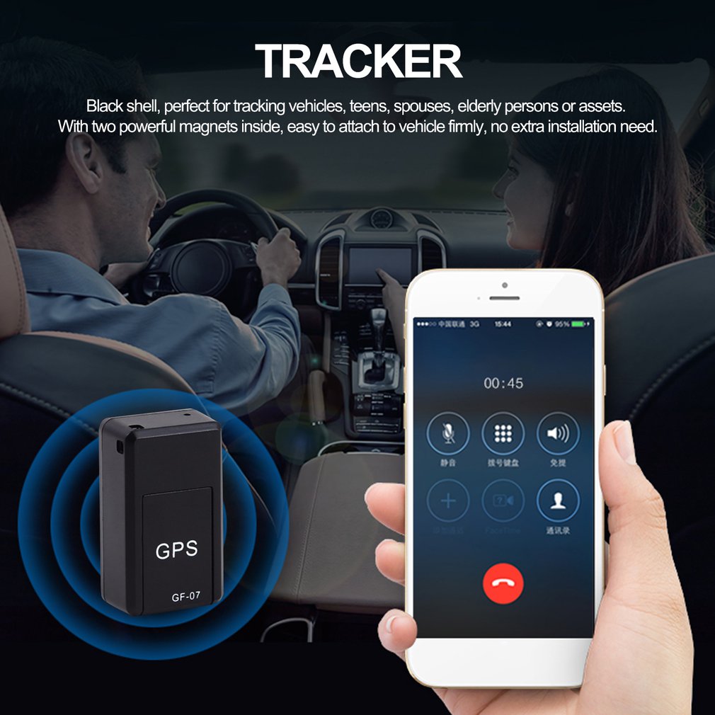 Mini Magnetic GPS Car Tracker Real Time Anti Lost Device