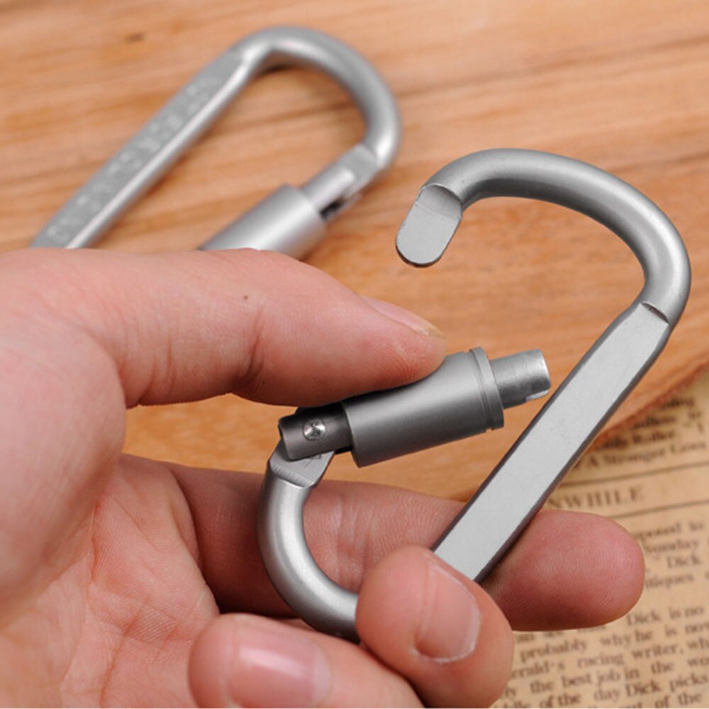 Portable Aluminum Carabiner Clip