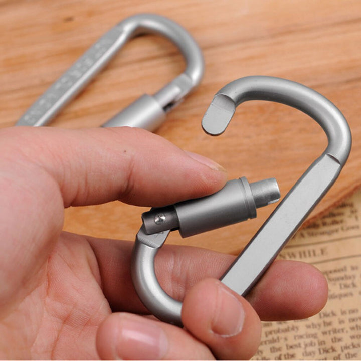 Portable Aluminum Carabiner Clip