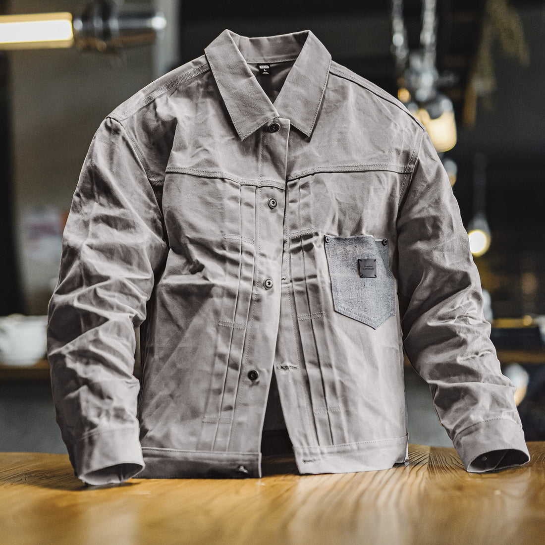 Men's Pure Cotton Gray Hunting Autumn Coat Second Generation
