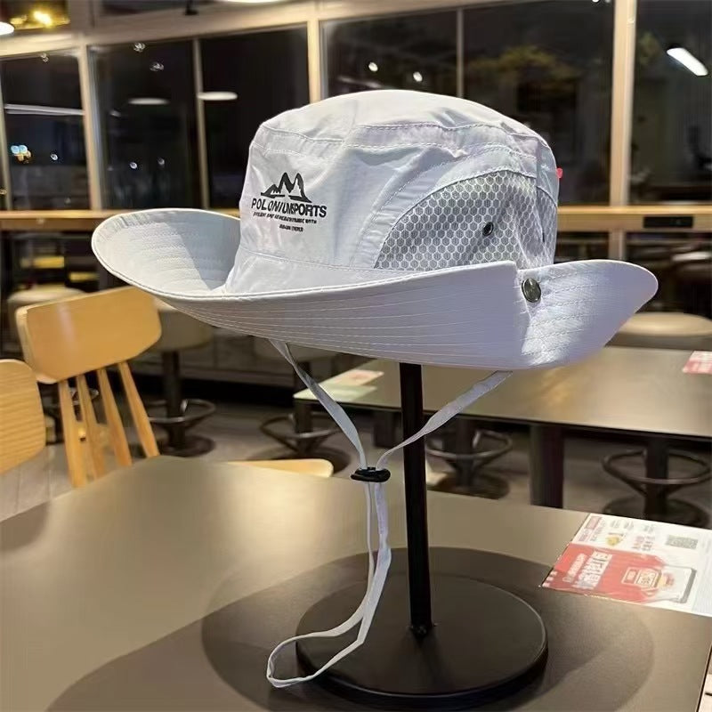 Men’s Mountain Style Summer Sun Hat For Hiking Fishing