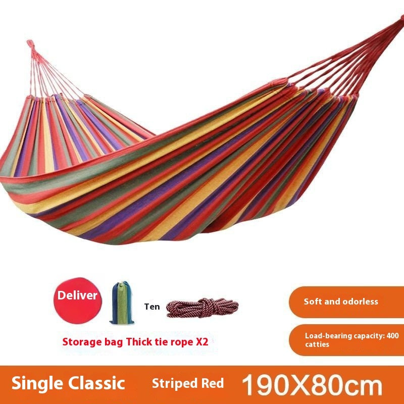 Canvas Baby Swing Hammock Thickened Striped