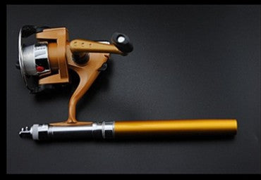 Pen pole suit Mini spinning wheel fishing rod