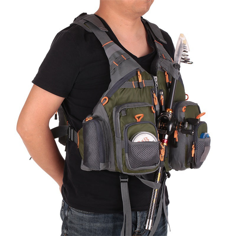 Breathable Outdoor Fishing Life Vest Men