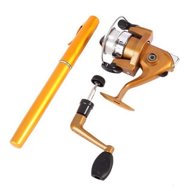 Pen Type Spinning Fishing Rod With Feeding Line