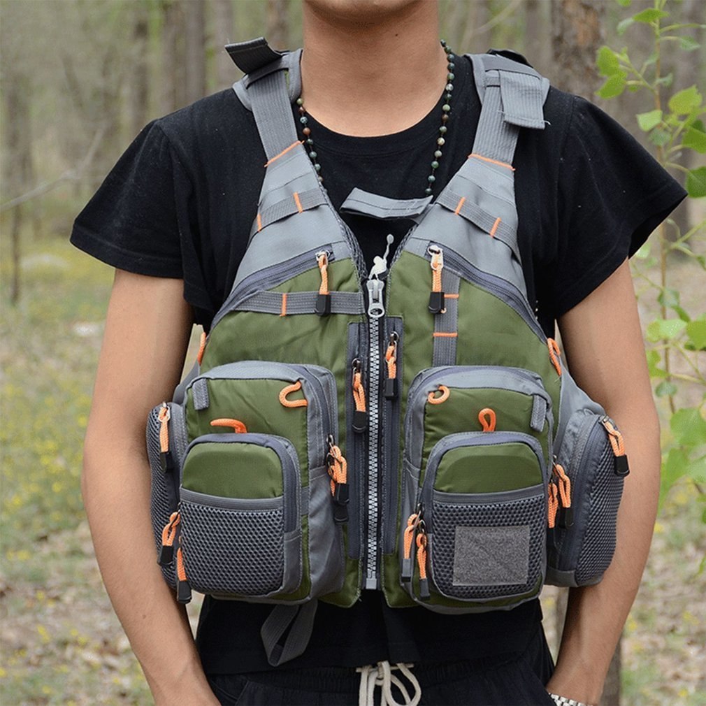 Breathable Outdoor Fishing Life Vest Men