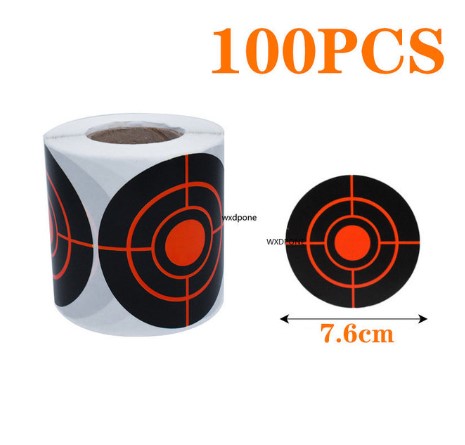 Label Paper Shot Target Paste Fluorescent Color Splash Shot