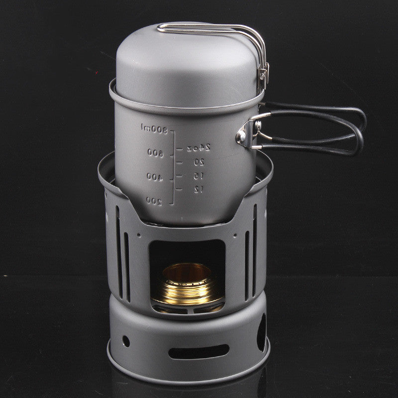 Aluminum Alloy Camping Cookware Set For 1–2 People