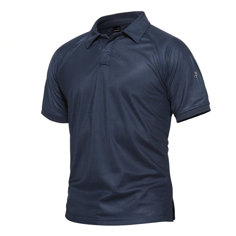 Tactical Camouflage Lapel T-shirt Outdoor