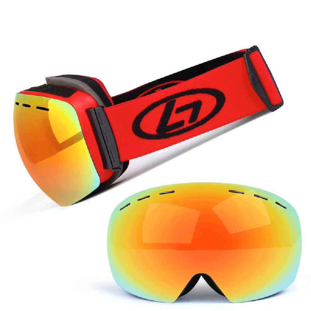 Ski Frameless Double Layer Goggles