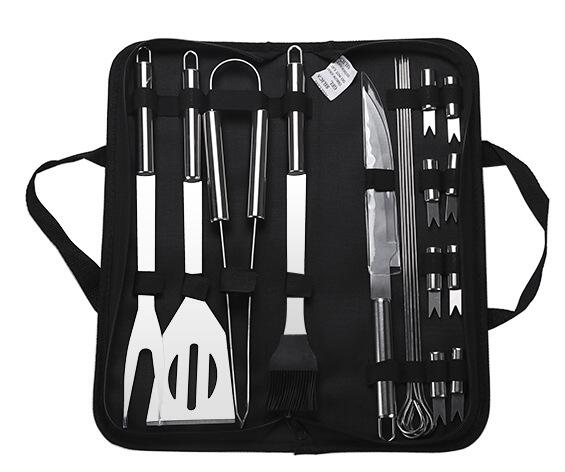 10 Piece Outdoor BBQ Grill Tool Set