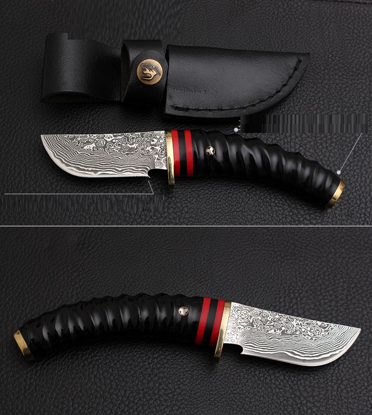 Handforged Damascus Hunting Knife