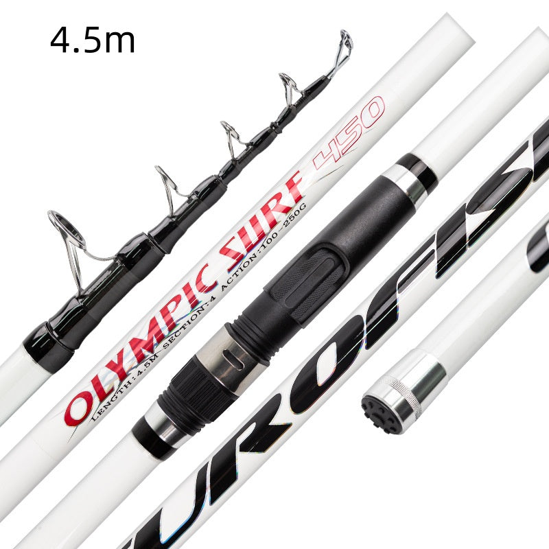 Long Cast Telescopic High Carbon Sea Fishing Rod