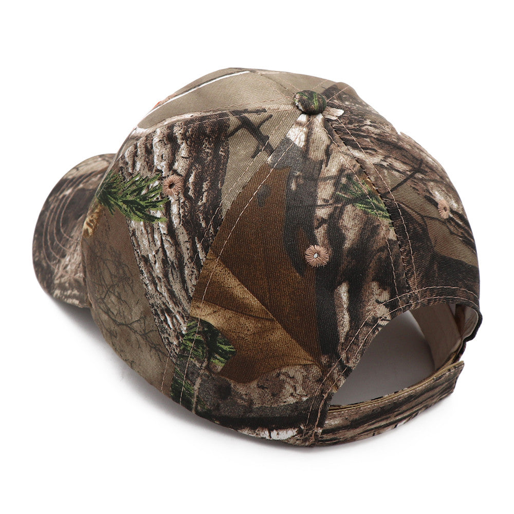 Men's Elk Embroidery Camouflage Baseball Cap