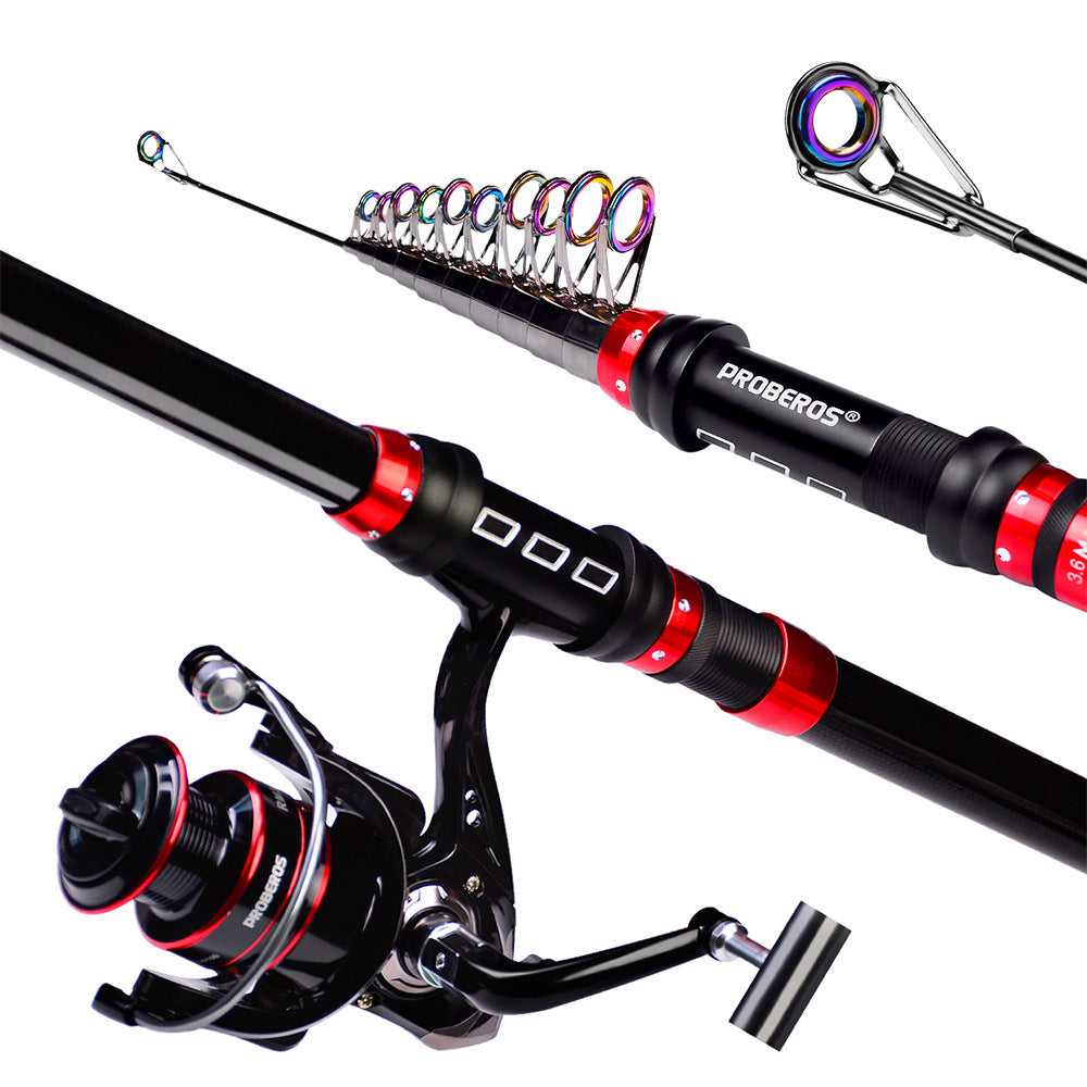 Long Cast Fishing Rod Reel And Bait Combo Set