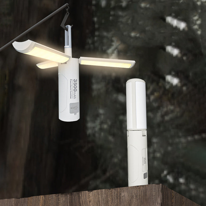 Outdoor LED Camping Lantern Folding USB Type-C Emergency Flashlight