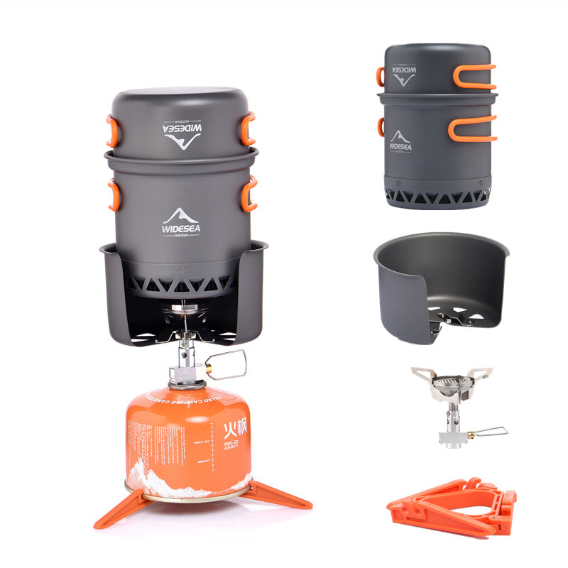 Widesea Heat-Collecting Outdoor Camping Cookware Set