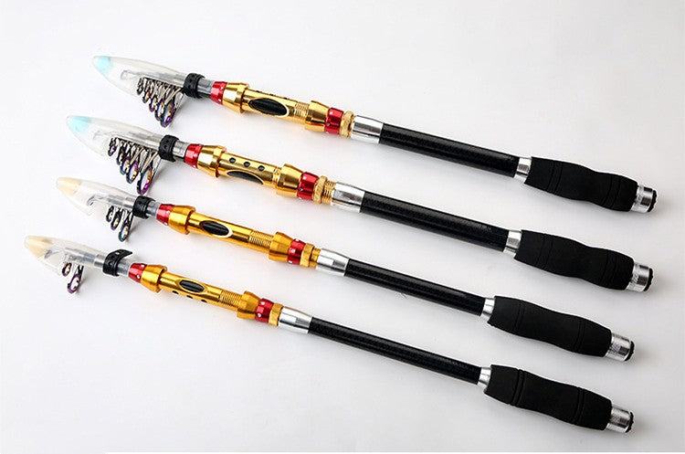 Carbon Fiber Telescopic Spinning Fishing Rod