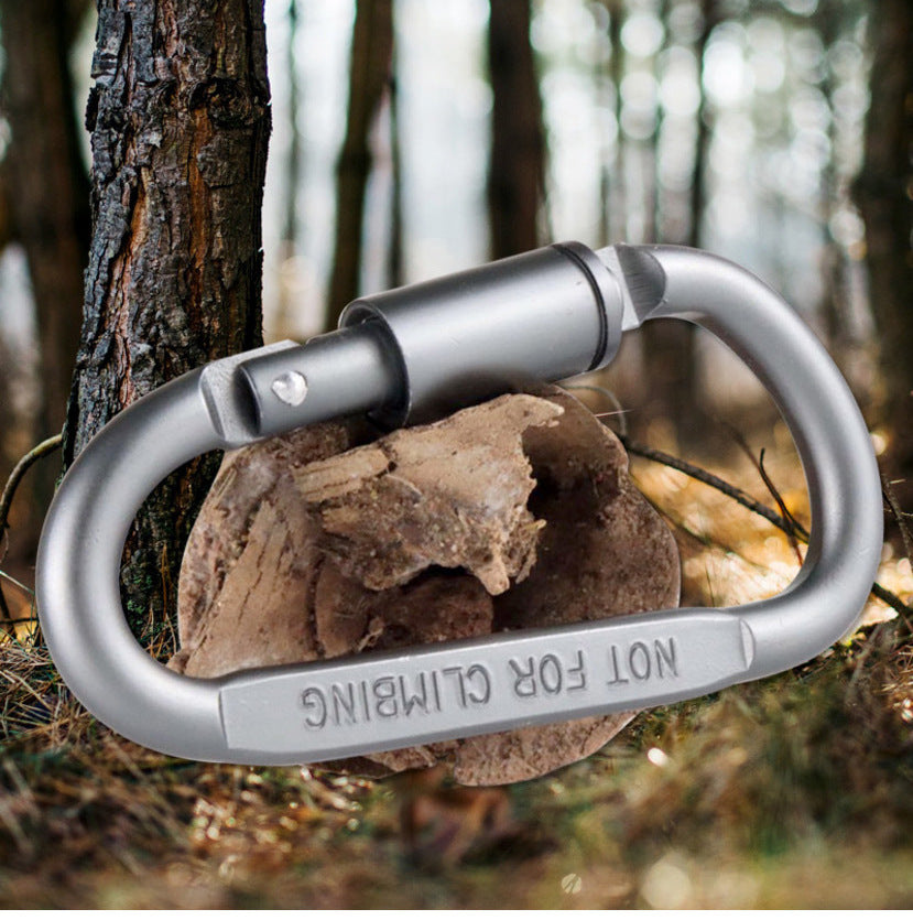 Portable Aluminum Carabiner Clip