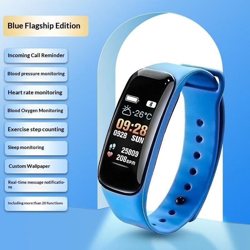 Smart Multifunction Fitness Pedometer Alarm Clock Bluetooth Watch
