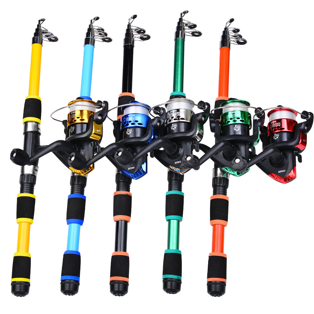 Casting Rod And Fishing Reel Combo Set