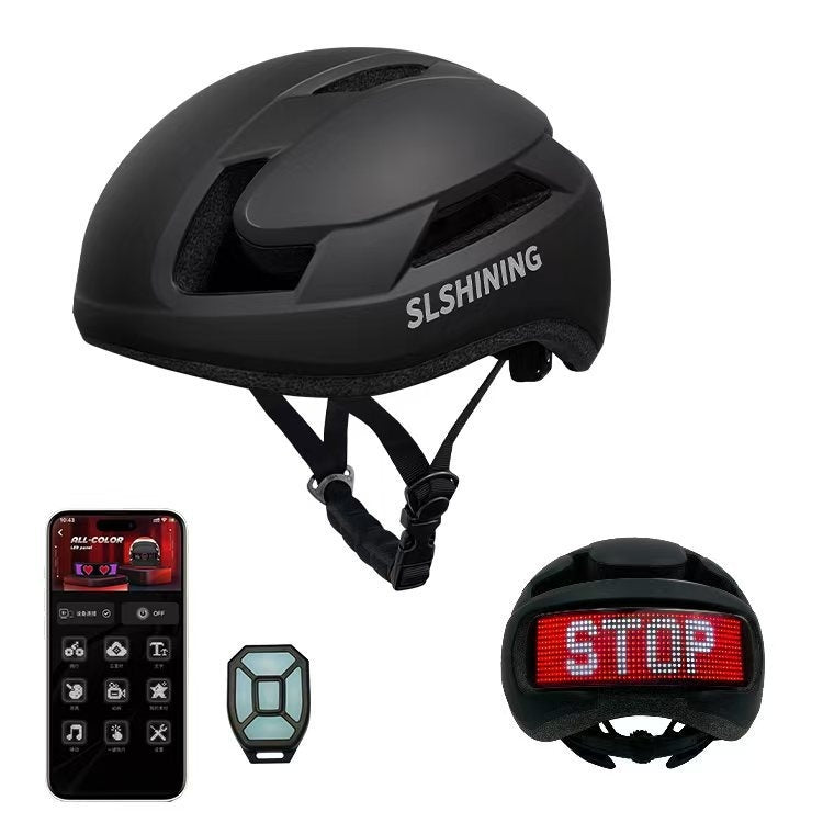 App-Connected LED Display Helmet For Cycling