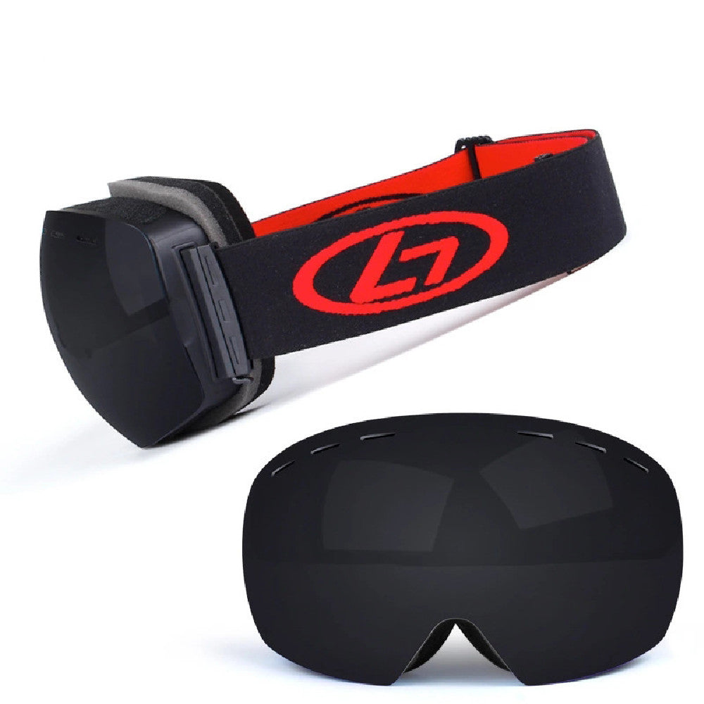 Ski Frameless Double Layer Goggles