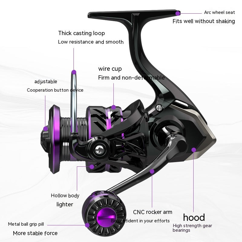 All Metal Spinning Fishing Reel