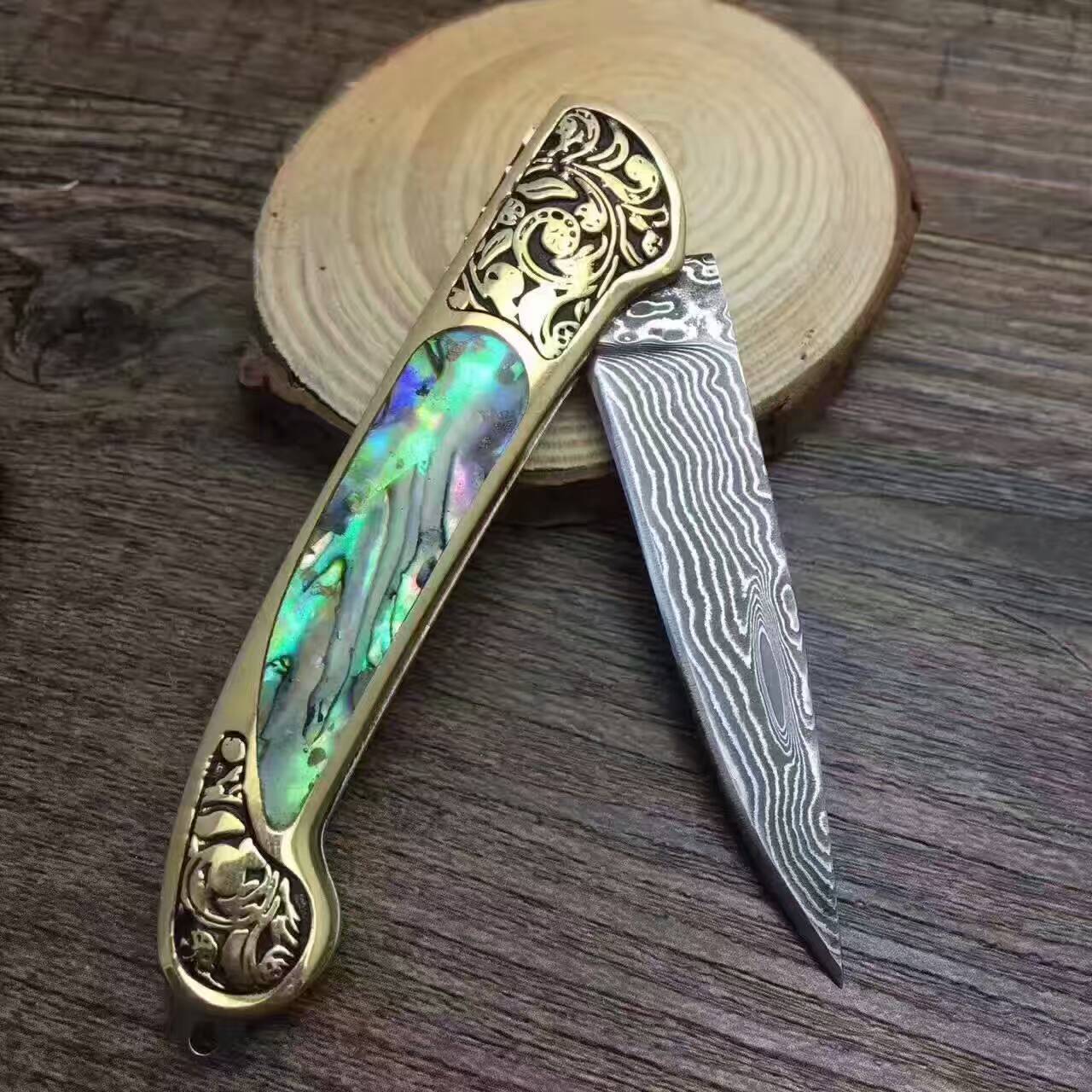 Camping Hunting Folding Survival Combat Knife
