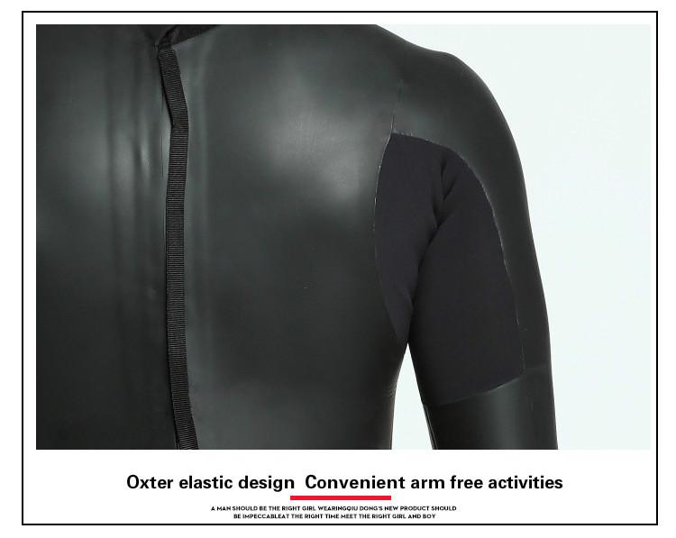 Men Triathlon Thermal Wetsuit Light Leather Suit