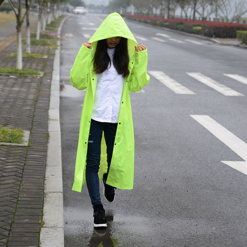 Raincoat Adult Hiking Poncho Single Waterproof And Rainproof