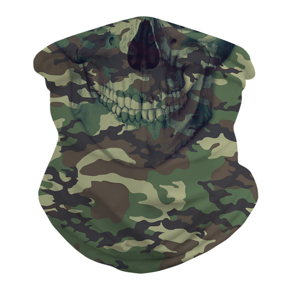 Digital Camouflage Insect Repellent Riding Face Mask