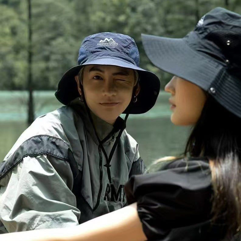 Men’s Mountain Style Summer Sun Hat For Hiking Fishing
