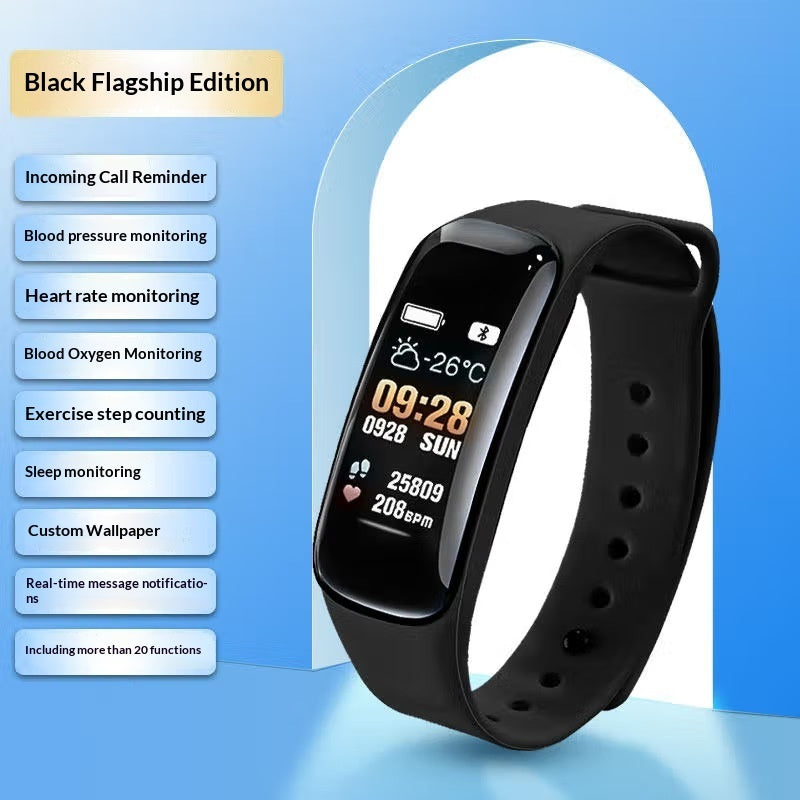 Smart Multifunction Fitness Pedometer Alarm Clock Bluetooth Watch