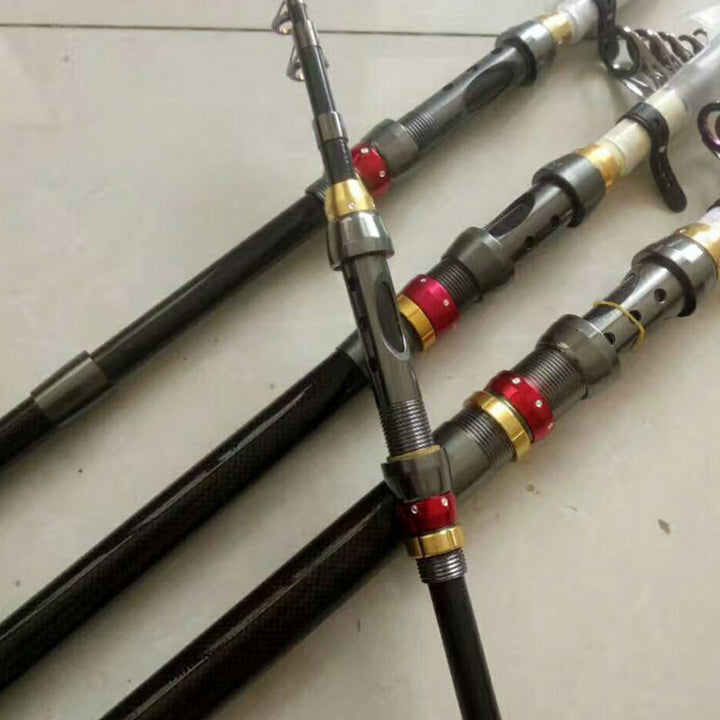 Carbon Fiber Telescopic Spinning Fishing Rod