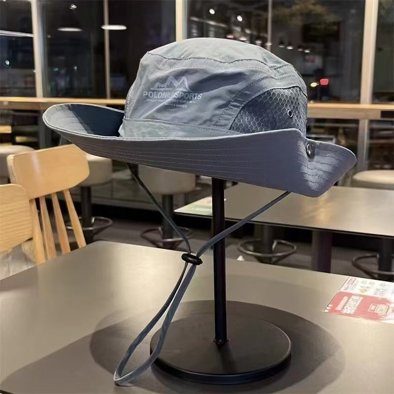 Men’s Mountain Style Summer Sun Hat For Hiking Fishing