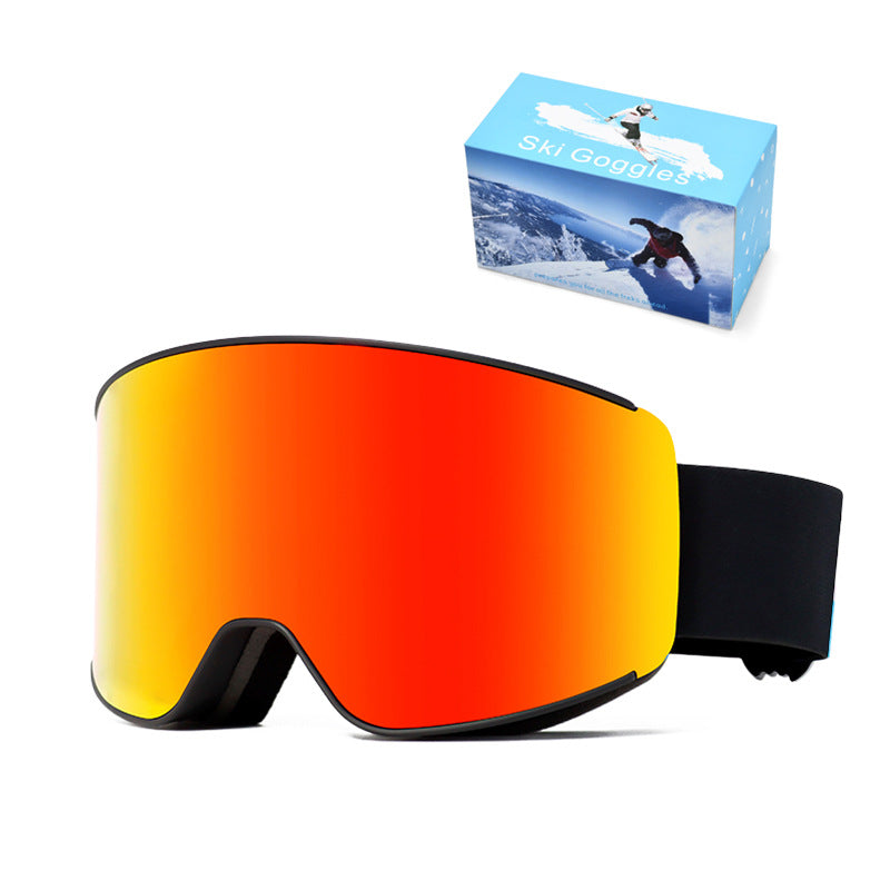 Spherical Double Layer Anti Fog Ski Goggles