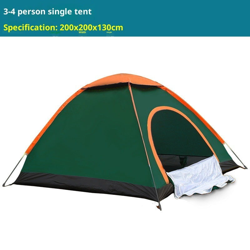Automatic Double-Door Camping Tent For Outdoor Use
