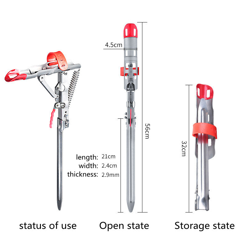 Adjustable Angle Steel Fishing Rod Holder Anti Rust Bracket