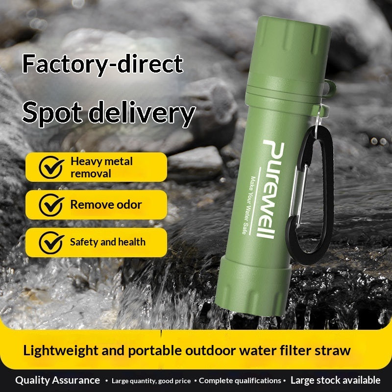Portable Survival Straw Water Purification Filter