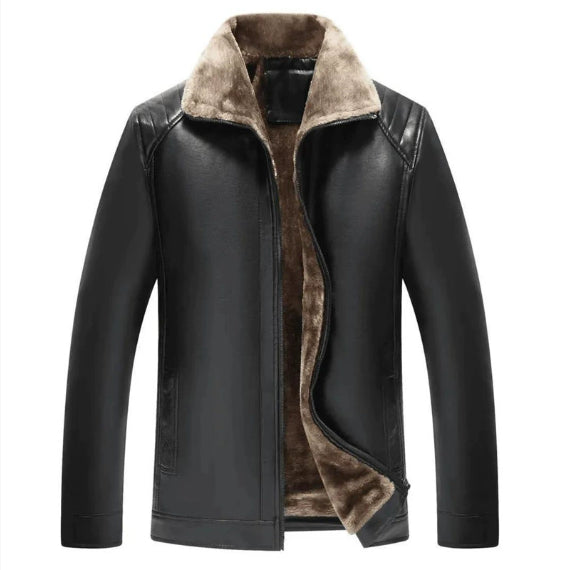 Men's Winter Leather Jacket