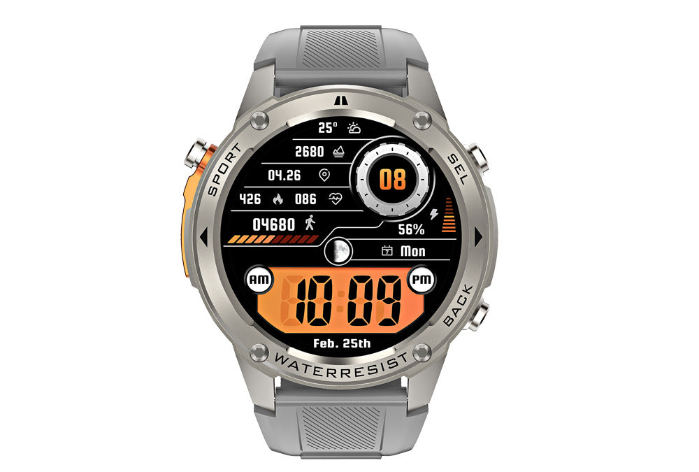 Outdoor Compass 5ATM Waterproof Watch
