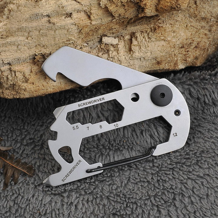 Mini Multi Tool Card Screwdriver Keychain Bottle Opener