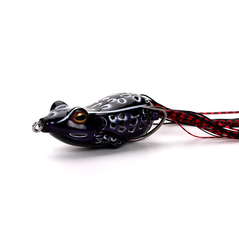 Black Frog Fishing Lure Simulation Bait